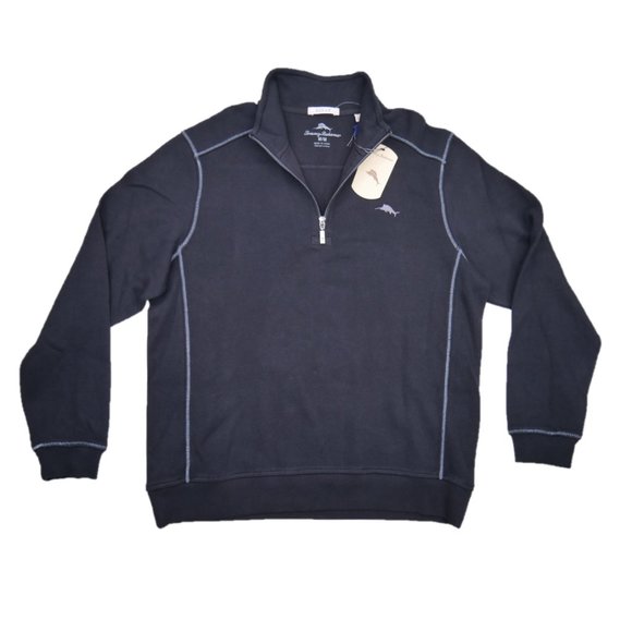 Tommy Bahama Men's Antigua Cove Half-Zip Sweater - Picture 2 of 7